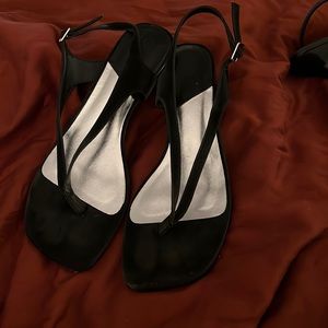 Zara kitten heel sandals